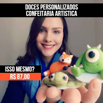 Curso dos docinhos modelados por 87,00