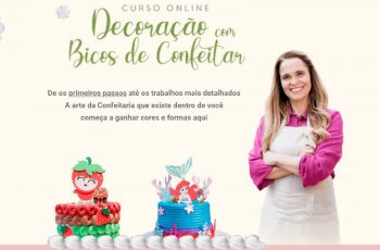 Decoração com bicos de confeitar com Isis Alvarez